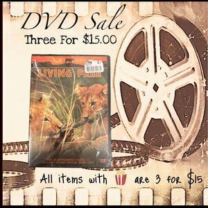 🍿3/$15 DVD Living Free the Sequel to Born Free movie Family Video Rated G